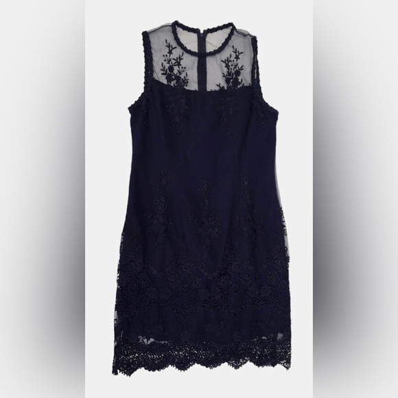 Nanette Lepore Lace Sheath Dress, Sz 10 - Picture 6 of 14